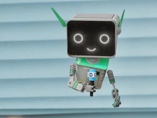 Polished, popular, and rather difficult to create: The DW Blender/Adobe/ElevenLabs bot.