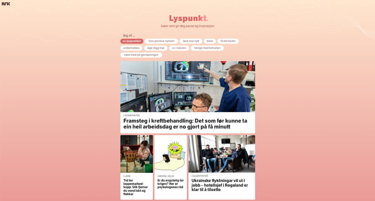 Lyspunkt website