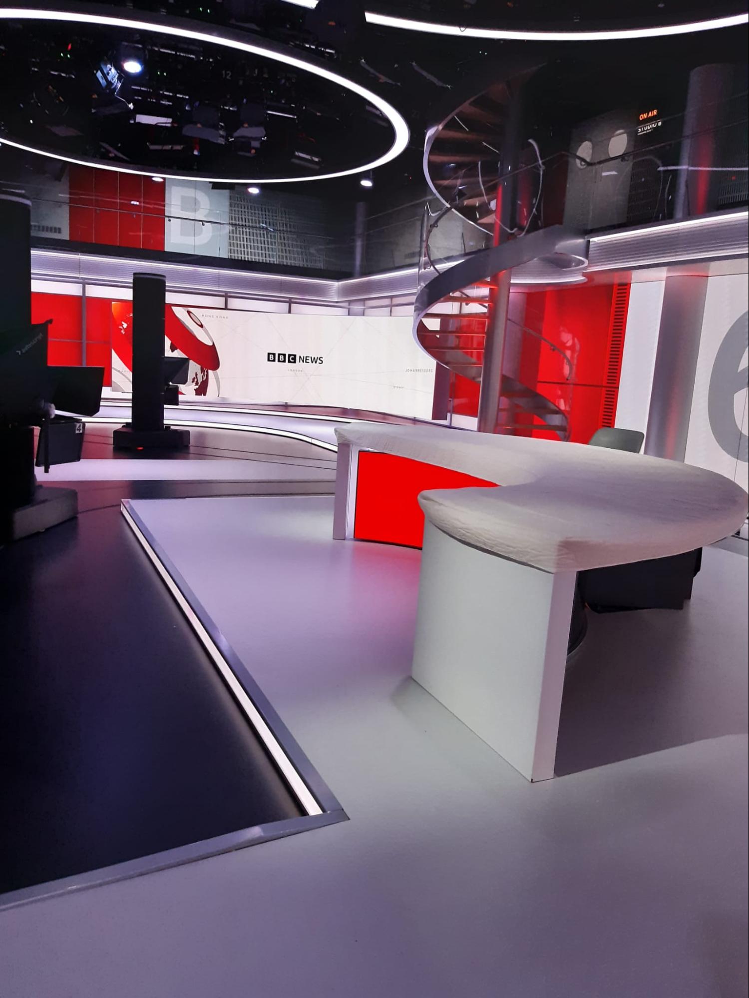 BBC news studio