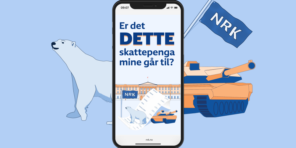 Er det dette skattepenga mine går til?  Photo: Reidar Kristiansen/NRK